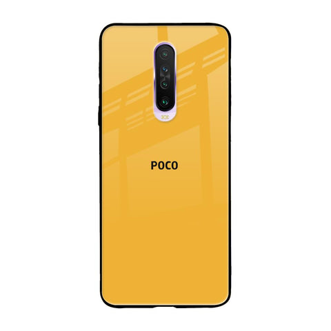 Fluorescent Yellow Glossy case for Poco X2