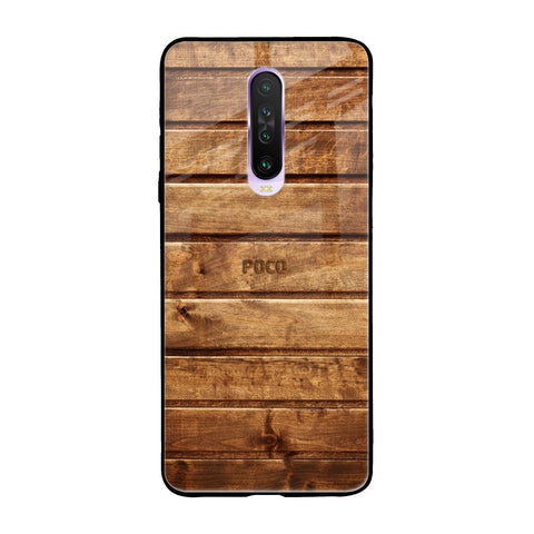 Wooden Planks Glossy Case for Poco X2