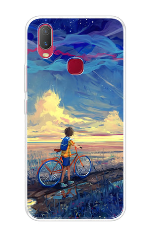 Riding Bicycle to Dreamland Soft Cover for Vivo Y11 2019