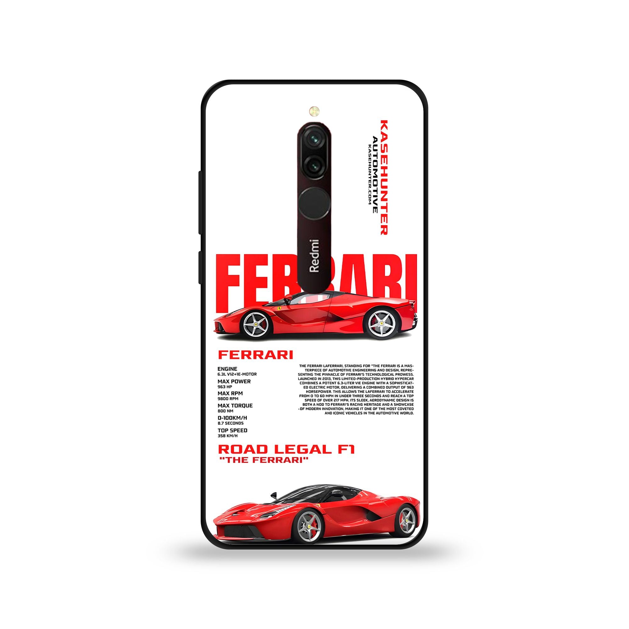 Redmi 8 - Wallpaper 163 - Premium Printed Glossy Phone Case