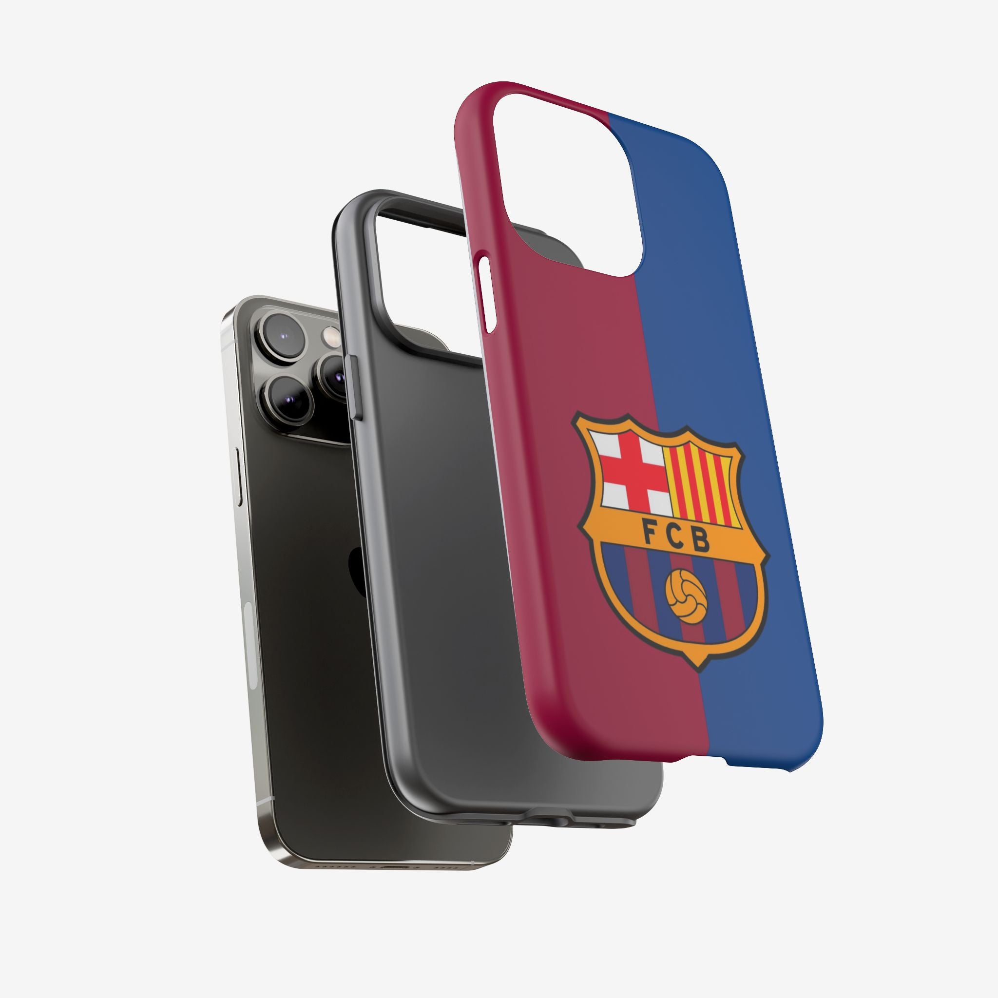Dual Tone Crest Premium Tough Shining Phone Case (Double Layer) Available For All iPhone Models