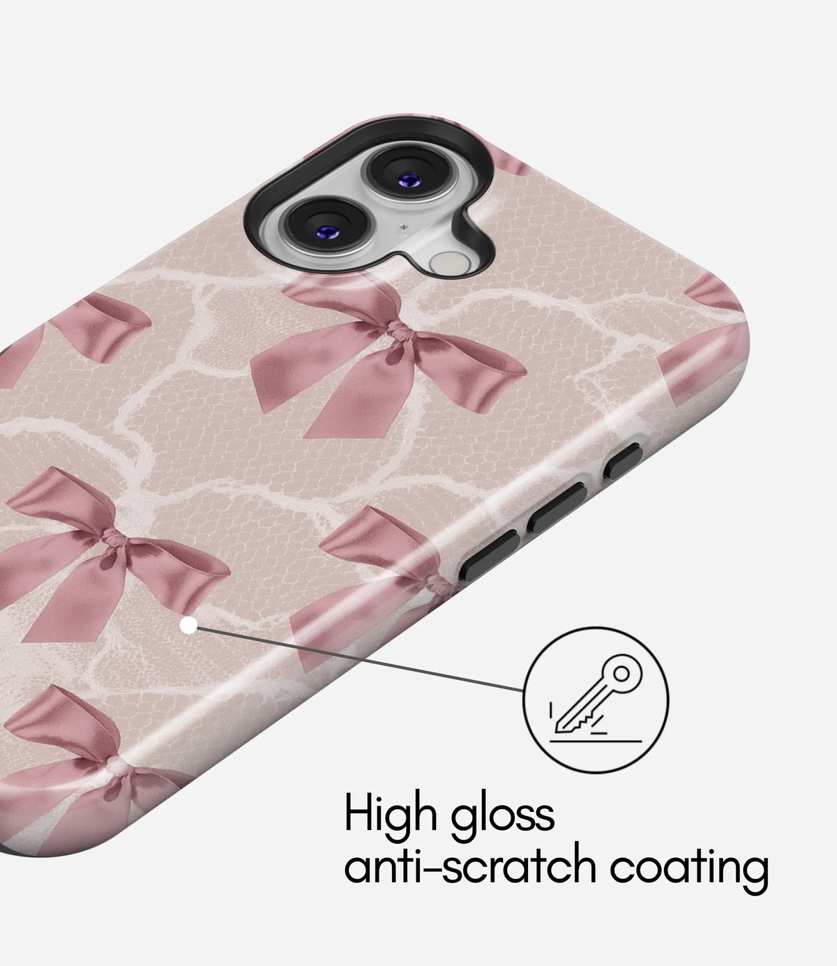 Laced in Love Premium Tough Shining Phone Case (Double Layer) Available For All iPhone Models