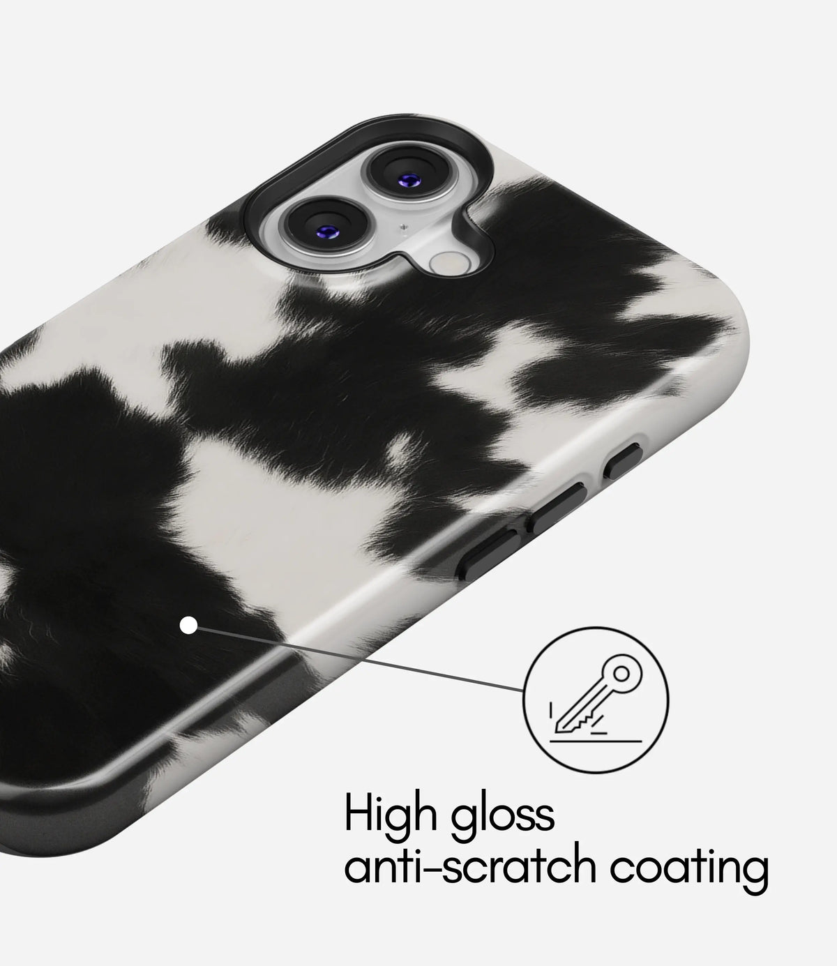 Moody Moo Premium Tough Shining Phone Case (Double Layer) Available For All iPhone Models