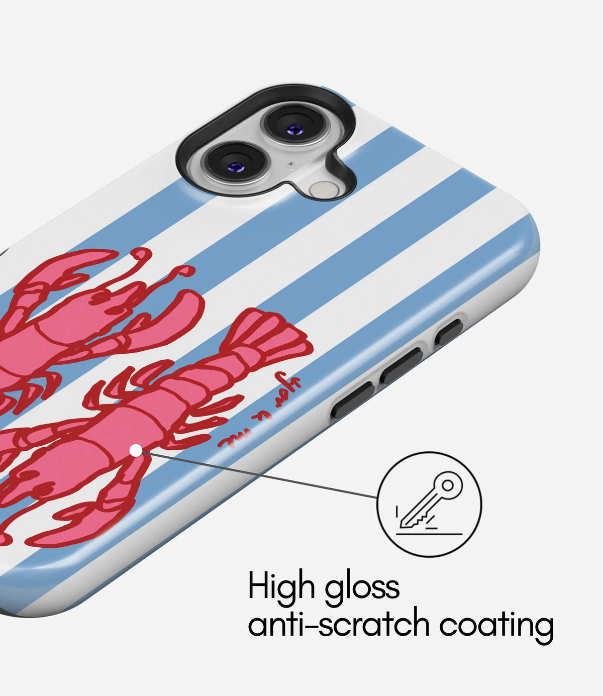 Forever Pair Premium Tough Shining Phone Case (Double Layer) Available For All iPhone Models