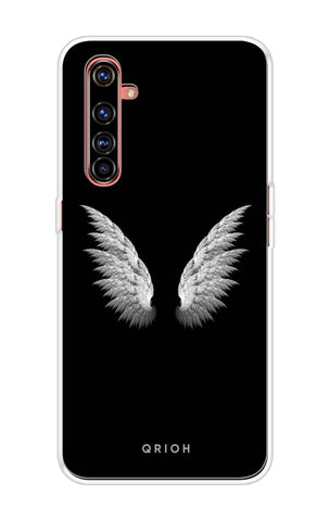 White Angel Wings Soft Cover for Realme X50 Pro
