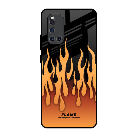 Fire Flame Glossy Case for Vivo V19