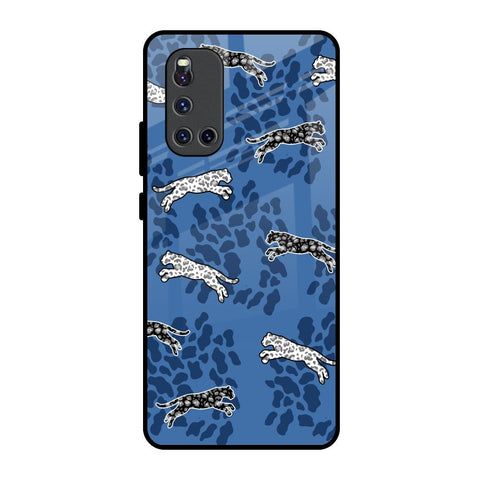 Blue Cheetah Glossy Case for Vivo V19