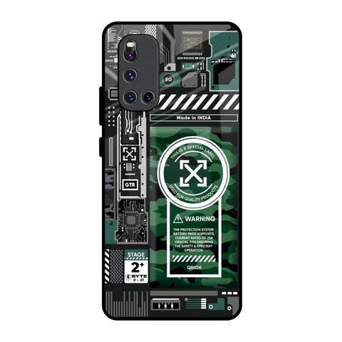 Green Camo Circuit Glossy Case for Vivo V19