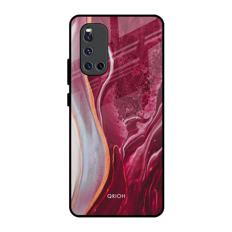 Crimson Ruby Glossy Case for Vivo V19