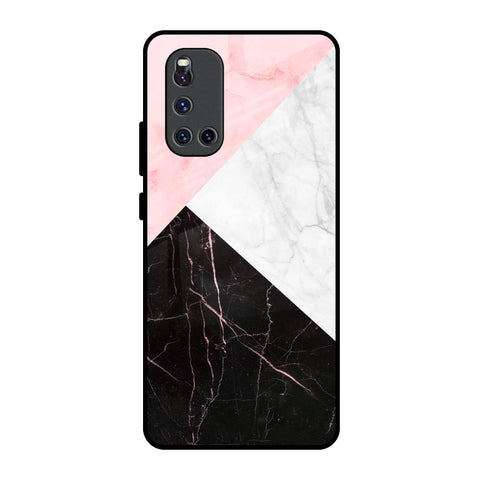 Marble Collage Art Glossy Case For Vivo V19