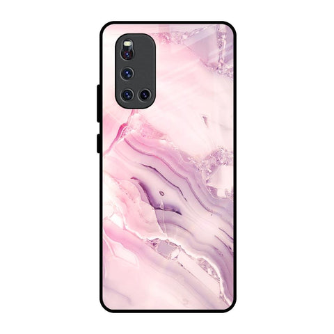 Diamond Pink Gradient Glossy Case For Vivo V19