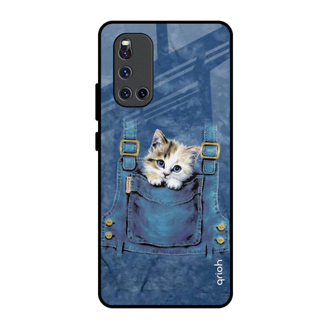 Kitty In Pocket Glossy Case For Vivo V19