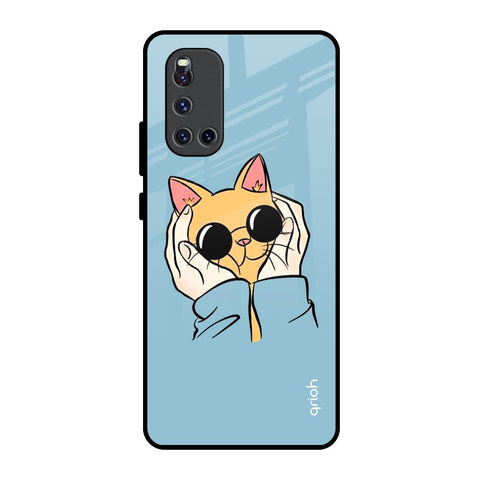 Adorable Cute Kitty Glossy Case For Vivo V19