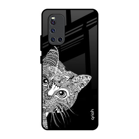 Kitten Mandala Glossy Case for Vivo V19