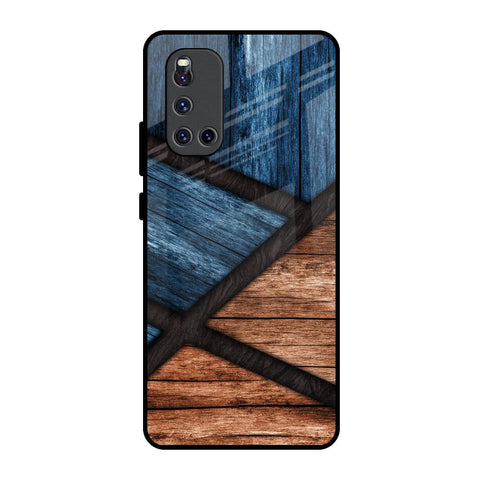 Wooden Tiles Glossy Case for Vivo V19