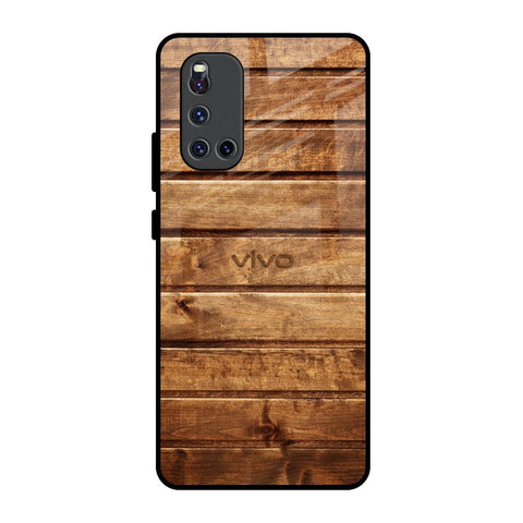 Wooden Planks Glossy Case for Vivo V19