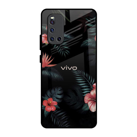 Tropical Art Flower Glossy Case for Vivo V19