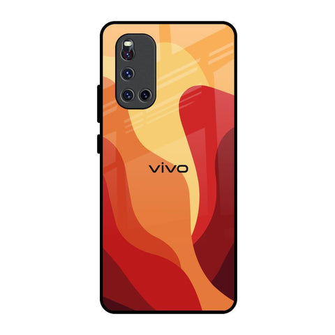 Magma Color Pattern Glossy Case for Vivo V19