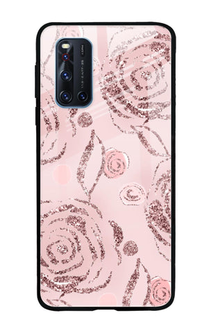Shimmer Roses Glossy case for Vivo V19