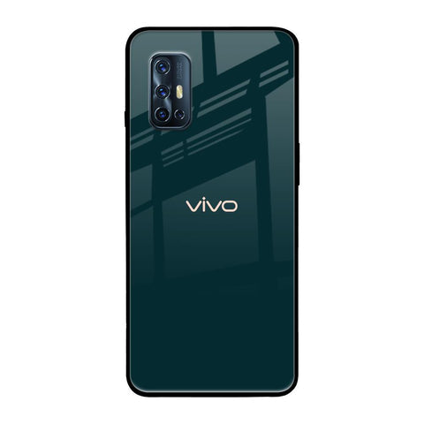 Hunter Green Glossy Case For Vivo V19