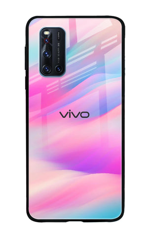 Colorful Waves Glossy case for Vivo V19