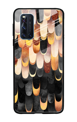 Bronze Abstract Glossy Case for Vivo V19