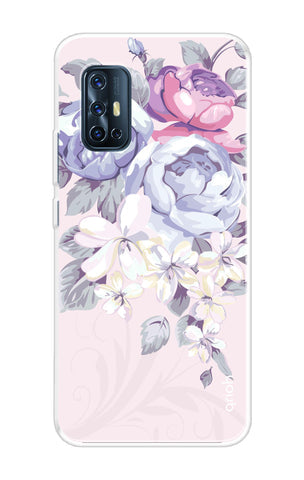 Floral Bunch Soft Cover for Vivo V19