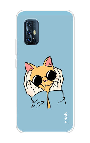 Attitude Cat Soft Cover for Vivo V19