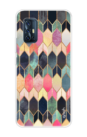 Shimmery Pattern Soft Cover for Vivo V19