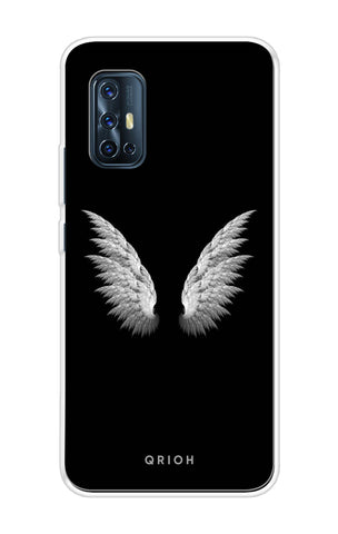 White Angel Wings Soft Cover for Vivo V19