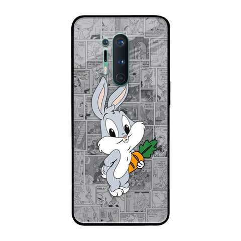 Cute Baby Bunny Glossy Case for OnePlus 8 Pro