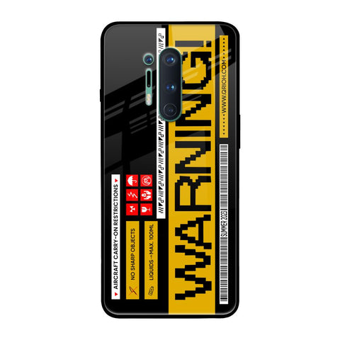 Aircraft Warning Glossy Case for OnePlus 8 Pro