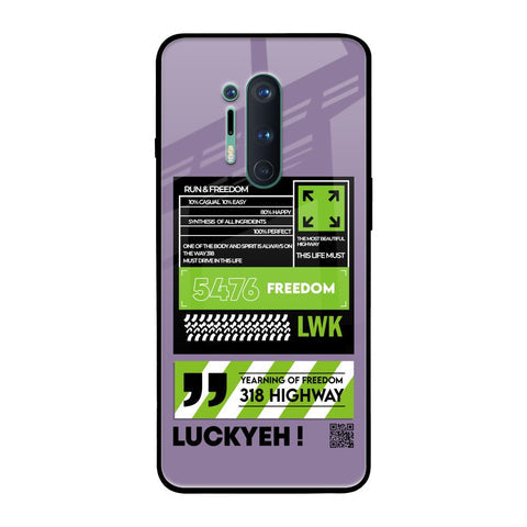 Run & Freedom Glossy Case for OnePlus 8 Pro