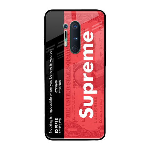 Supreme Ticket Glossy Case for OnePlus 8 Pro