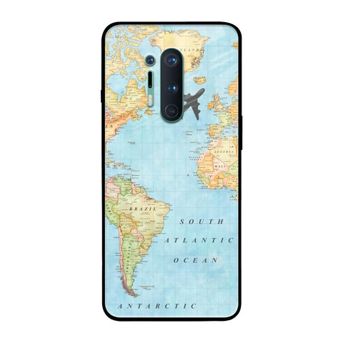 Travel Map Glossy Case for OnePlus 8 Pro