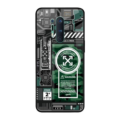 Green Camo Circuit Glossy Case for OnePlus 8 Pro