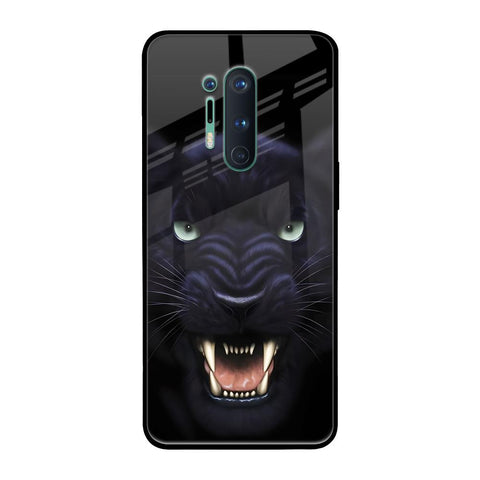 Angry Black Leopard Glossy Case for OnePlus 8 Pro