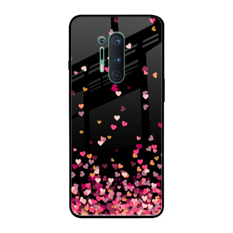 Heart Rain Fall Glossy Case For OnePlus 8 Pro