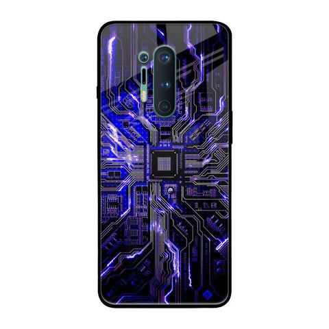 Techno Color Pattern Glossy Case For OnePlus 8 Pro