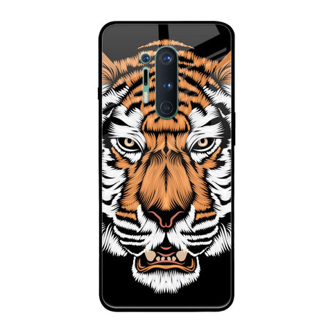 Angry Tiger Glossy Case For OnePlus 8 Pro