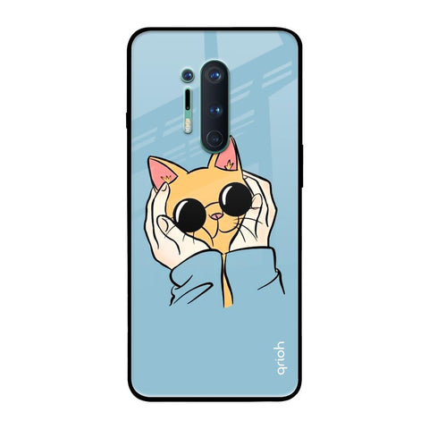 Adorable Cute Kitty Glossy Case For OnePlus 8 Pro