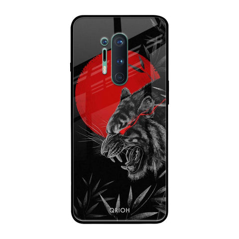 Red Moon Tiger Glossy Case for OnePlus 8 Pro