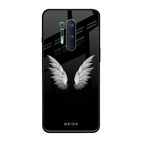 White Angel Wings Glossy Case for OnePlus 8 Pro
