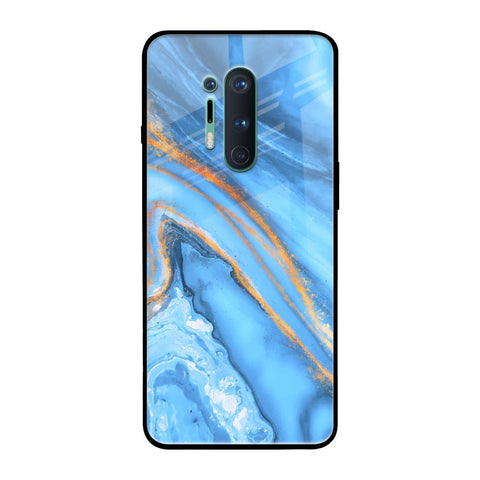 Vibrant Blue Marble Glossy Case for OnePlus 8 Pro