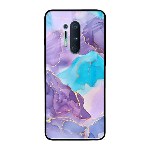 Alcohol ink Marble Glossy Case for OnePlus 8 Pro