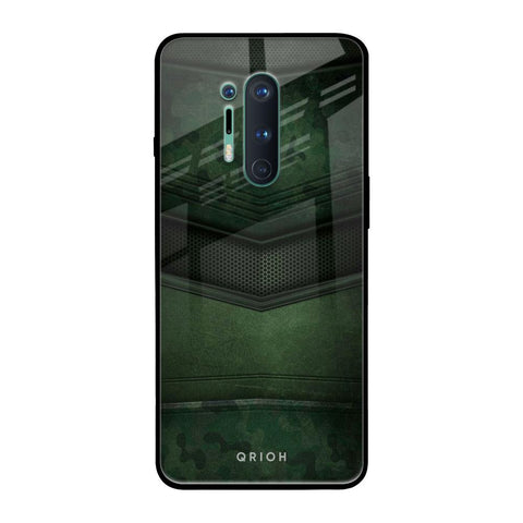 Green Leather Glossy Case for OnePlus 8 Pro