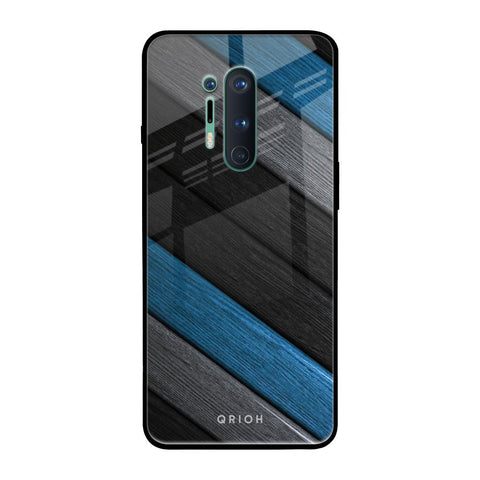 Multicolor Wooden Effect Glossy Case for OnePlus 8 Pro