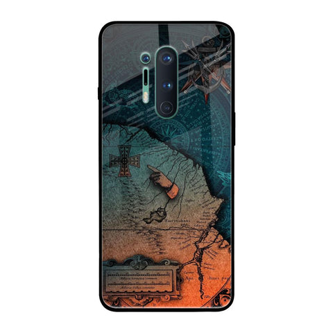 Geographical Map Glossy Case for OnePlus 8 Pro