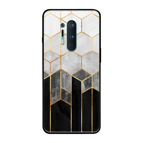 Tricolor Pattern Glossy Case for OnePlus 8 Pro