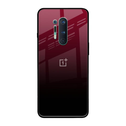 Wine Red Glossy Case For OnePlus 8 Pro